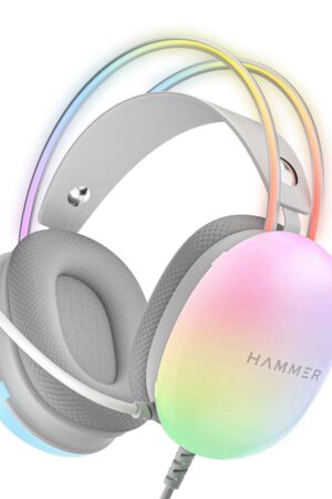 HAMMER Blaze Wired Over Ear Gaming Headphones with Mic